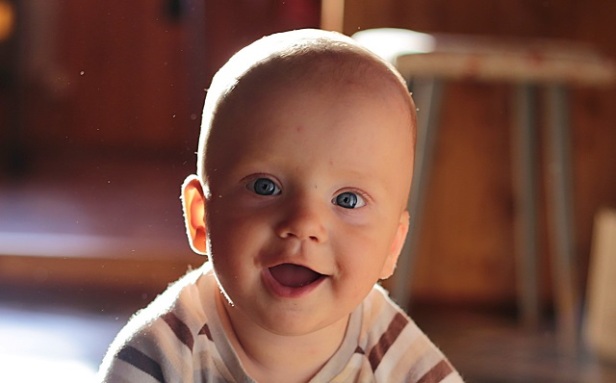 Feelings are infectious - just like the smile of this cute baby